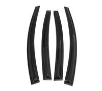 Jodriva 4PCS Side Window Visor Sun Rain Deflector Guard Awnings Shelters Smoke Adhesive Trim, for Rio III Sedan 2011 2012 2013-2017 Rear Window Spoiler