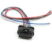 Jodriva 6 Pin Rear Tail Light Connector Prewired Plug Wire Wiring Harness Repair, for 1 2 3 4 Series Replacement, for OEM 61132359993 Taillight Mounting Bracket