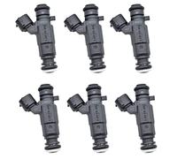 Jodriva 6pcs Fuel Injector, for Hyundai, Accent 1.5 1.6L SOHC DOHC L4 1999-2005 3531022600 35310 22600 35310-22600 Fuel Injector