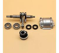 Jodriva 8MM Crankshaft Crank Pan Cover Oil Seal Intake Kit, for 017 018 MS170 MS180 MS 170 180, Chainsaw Spare Parts Chainsaw Crankshaft Bearing Kit