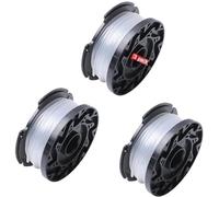 Jodriva A6481 A6485 Spool Line Compatible with Black Decker Reflex Strimmer ST5530-GB GLC3630L20-GB STC1820PC-GB BESTA530-GB BESTA525-GB by Pack of 3 Strimmer Spool Replacement