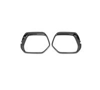 Jodriva ABS Chrome Accessories Car Rearview Mirror Block Rain Eyebrow Cover Trim Sticker Styling 2pcs, for CR-V CRV 2013-2018 Car Side Mirror Rain Visor(Carbon fiber)