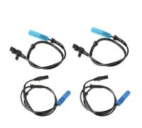 Jodriva ABS Wheel Speed Sensor Front Rear Left Right,For (99-01),For 740i 740iL 750iL Engine Rpm Sensor(BLACK 4PCS)