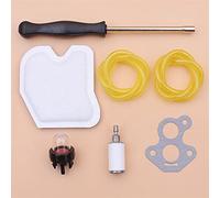 Jodriva Air Fuel Filter Line Hose, for Husqvarna, 235 236 240 235e 236e 240e Carburetor Adjustable Tool Gasket Kit 545061801 Chainsaw Fuel Line