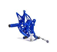 Jodriva Aluminum Adjustable Motorcycle Rearset Rear Set Foot Pegs Pedal Footrest SV650 SV650S SV650X 2016 2017 2018 2019 Motorcycle Foot Peg(Blue)