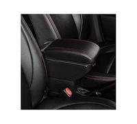 Jodriva Armrest Box, for ford, for Ecosport, 2018-2021 Center Console Storage Box Cup Holder Retractable PU Leather USB Charging Car Armrest Box(BLACK D2 7 USB)