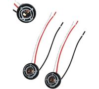 Jodriva Brake Stop Tail Bulb Holder Light Holder Connector 2Pcs 12-24V Car LED Light Bulb Holder Connector Plug Adapter 1157 Automobile Turn Signal Brake Lamp Adapter Wiring Cable Taillight Mounting B
