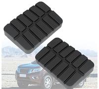 Jodriva Car Brake Clutch Pedal Rubber Pads Cover Set Manual Transmission, for Nissan, NAVARA All D21 D22 Series 1986-2006 49751-NI110 Foot Pedal Cover Car Foot Pedal Protector