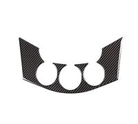 Jodriva Car Carbon Fiber Center Control Gear Shift Handbrake Lever Window Lift Door Bowl Panel Cover Frame Trim, for Toyota, for RAV4, 2006-2012 Window Switch Trim(C)