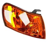 Jodriva Car Direction Indicator Lamp, For Toyota, for Corolla, for AE100, for AE101, for E100 1993-1997 Front Signal Corner Light Cover Amber Lens Turn Signal Lamp(BLACK Left)