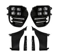 Jodriva Car Fog Lamp Assembly DRL, for Kia, Sportage QL KX5 2016 2017 2018 White LED Daytime Running Light Bumper Headlight Waterproof Fog Lamp Car Fog Light Assembly