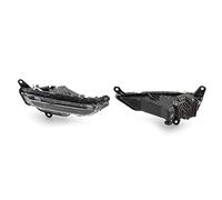 Jodriva Car Front Bumper DRL LED Driving Light Daytime Running Lamp Fog Light, for Land, for Rover, for Range, for Rover, Evoque 2020 LR116033 LR116034 Fog Lamp Car Fog Light Assembly(Black 1 PAIR)