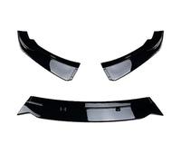 Jodriva Car Front Bumper Lip Body Kit Spoiler Splitter Bumper Canard Lip Cover Trim, for, 1 Series F20 116i 118i 120i 2011~2019 Front Spoilers Front Spoiler(BLACK Black)