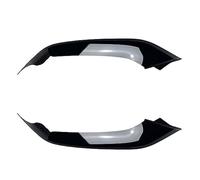 Jodriva Car Front Bumper Lip Splitter Side Air Vent Cover Canards Spoiler, for, G30 G31 525i 530i M Sport Tech Pre- LCI 2018 2019 2020 Front Spoilers Front Spoiler(BLACK Black)