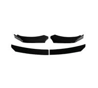 Jodriva Car Front Bumper Splitter Lip Spoiler Body Kit Bumper Diffuser, for Seat, LEON FR 5F MK1 MK3 MK3.5 MK5, For Ibiza 6J 6L Front Spoilers Front Spoiler(BLACK Glossy Black)