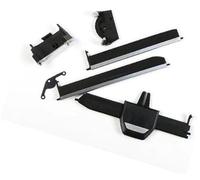 Jodriva Car Front Middle Center Air Conditioner Vent Grille Clip Slider, for BMW, X5 X6 X7 G05 G06 G07 2019-2021 Air Vent Clip(BLACK Middle Left Kit)