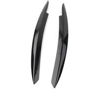 Jodriva car headlight brow trim 2Pcs Glossy Black Car Headlight Cover Eyelid Eyebrow Eye Lid Brow Abs, for Vw, for Golf, for Mk6 2008 2009 2010 2011 2012 2013