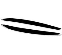 Jodriva car headlight brow trim Front Headlight Eyelid, for Vw, for Golf 7, for Mk7 2013 2014 2015 2016 2017 2018 2Pcs Gloss Black Car Eyebrow Eyelids Lids Accessories