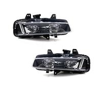 Jodriva Car LED Front Bumper Fog Light Foglamp For Land, for Rover, for Range, for Rover, For Evoque 2011-2015 DRL Daytime Driving Running Lamp Foglight Dynamic Indicator Light Car Fog Light Assembly(