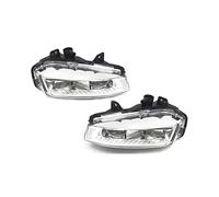 Jodriva Car LED Front Bumper Fog Light Foglamp For Land, for Rover, for Range, for Rover, For Evoque 2011-2015 DRL Daytime Driving Running Lamp Foglight Dynamic Indicator Light Car Fog Light Assembly(