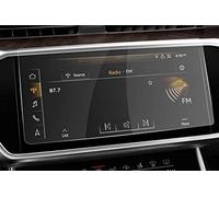 Jodriva Car Multimedia Radio Display Up And Down Screen Protector, for A6 A7 2019 2020 Auto Interior Protective Sticker 2 Pieces Navigation Screen Protector