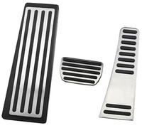 Jodriva Car Pedals Cover, for VOLVO, S90 S 90 V90 2016-2021 Accelerator Fuel Pedal Brake Foot Rest Pedals Stainless Steel Car Pedal Pad Cover