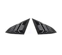 Jodriva Car Rear Window Louver Shutter Side Vent Cover Trim Side Window Louvers Air Vent Cover, for Civic, 10Th Gen 2016 2017-2019 Rear Window Spoiler(Glossy black)