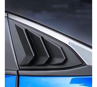 Jodriva Car Rear Window Louver Shutter Side Vent Cover Trim Side Window Louvers Air Vent Cover, for Civic, 10Th Gen 2016 2017-2019 Rear Window Spoiler(Matte black)