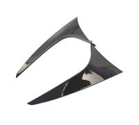 Jodriva Car Rear Window Side Spoiler Trim, for 3 Series F31 Touring for Wagon 2012-2018 Side Wing Roof Stickers Cover Carbon ABS Rear Window Spoiler
