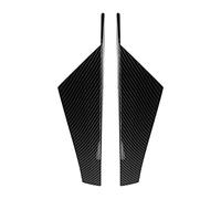 Jodriva Car Rear Window Spoiler Side Wing Trim Cover Decoration Carbon Fiber/Gloss Black, for Golf MK8 2020-2021 Rear Window Spoiler(Glossy Black)