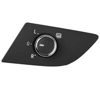 Jodriva Car Rearview Mirror Switch, for Passat, B7 2011-2015 56D959565ANew Chrome Power Side Mirror Adjust Switch Knob Rearview Exterior Mirror Control Switch