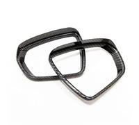 Jodriva Car Side Door Rearview Turning Mirror Rain Eyebrow Cover Trim ABS Chrome Accessories 2pcs, for Peugeot, for 3008 GT 5008 2nd 2017 2018 Car Side Mirror Rain Visor(Carbon fiber)