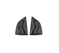 Jodriva Car Side Vent Window Louver Shutter Covers Trim Rear Window Louvers Scoop Cover, for JAZZ, 2014 2015 2016 2017 2018 2019 Rear Window Spoiler(Matt black)