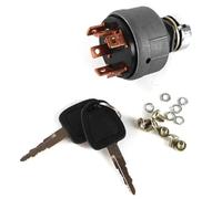 Jodriva car steering lock ignition system Car Push Button Switches 549-00110A Starter Ignition Switch W/2 Keys, for Daewoo, for Doosan S55 Dh55-5 Dh60-7 Dh80-7 Dh130-5 Dh150-7