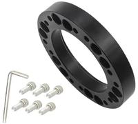 Jodriva Car Steering Wheel Hubs Hub Boss Kit Adapter Spacer 12.5Mm, for Momo Omp Sparco 6 X 70Mm Car Steering Wheel Hub