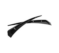 Jodriva Car Styling Air Vent Sticker Auto Decorative Gills Simulation Outlet Side Vent, for Civic, 2016-2018 Bumper Bracket Replacement(Bright black)