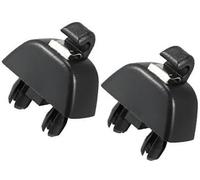Jodriva Car Sun Visor Support Clip, for, A6, ABS, Black, 2 Pcs Car Sun Visor Clip