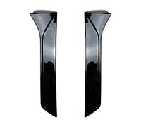 Jodriva Car Window Trim Lip Spoiler, for Seat, for Leon 5F FR Mk3 MK3.5 Rear Roof Wing Side Edge Tail Flap Spoiler Lip Rear Window Spoiler(Bright Black)