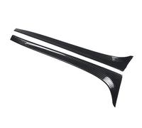 Jodriva Carbon Fiber Black Rear Window Side Spoiler Wing, for Golf 7 MK7 GTD R 2014-2018 Car-styling Auto Accessories Rear Window Spoiler(Carbon Fiber)
