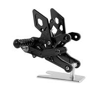 Jodriva CB500F CBR500R 2013 2014 2015 2016 2017 2018 2019 Motorcycle Adjustable Rearset Footrest Pegs Rear Sets CBR 500R Parts Motorcycle Foot Peg(Black)