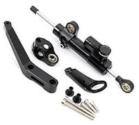 Jodriva CBR 929 RR 2000 2001, CNC Motorcycle Steering Stabilize Damper Mounting Bracket Kit, CBR929RR Vibration Damper(BLACK 10)