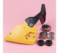 Jodriva Chain Brake Handle Cover Assy, for Partner 350 351 Chainsaw Crank Bearing Oil Seal .325" Pitch 7 Teeth, Clutch Drum Chainsaw Crankshaft Bearing Kit
