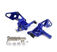 Jodriva CNC Adjustable Rear Sets Rearset Footrest Foot Rest Pegs, for YAMAHA, MT-07 FZ-07 FZ MT 07 FZ07 MT07 2013-2020 2016 2017 2018 2019 Motorcycle Foot Peg(Blue)