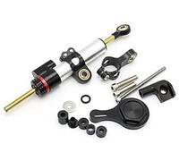 Jodriva CNC Aluminum Adjustable, YZF R6 2006-2017/ R1 2009-2012, Motorcycles Steering Stabilize Damper Bracket Mount Kit Motorcycle Ride Control Unit(BLACK 9)