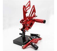 Jodriva CNC Aluminum Motorcycle Rearset Rear Set Foot Pegs Pedal Footrest Fits CBR1000RR CBR 1000 RR 2008 2009 2010 2011 2012 2013 2014 2015 2016 2017 Motorcycle Foot Peg(Red)
