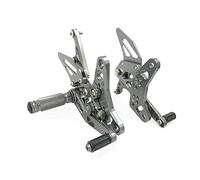 Jodriva CNC Aluminum Motorcycle Rearsets Rear Set Foot Pegs Pedal Footrest SV 650 SV650 SV650S 2016 2017 Motorcycle Foot Peg(Titanium)