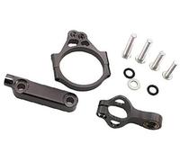 Jodriva CNC Motorcycle Stabilizer, 650 2015-2020, Dampers Mounting Mount Bracket Support Kit Vibration Damper(BLACK 4)