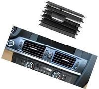 Jodriva Dashboard Air Vent Car Front Left Right Middle Air Conditioner AC Vent Grille Outlet Tab Clip, for BMW, X3 X4 F25 F26 2011-2018 Air Vent Clip(BLACK Middle Right)