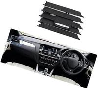 Jodriva Dashboard Air Vent Car Front Left Right Middle Air Conditioner AC Vent Grille Outlet Tab Clip, for BMW, X3 X4 F25 F26 2011-2018 Air Vent Clip(BLACK RHD-Front Left)