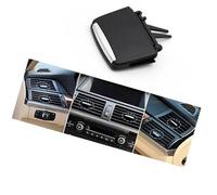 Jodriva Dashboard Air Vent Car Front Rear Vent Grille Slider Tab Clip Repair Kit, for BMW, X5 X6 E70 E71 64229220101 Air Vent Clip(BLACK Front 1PC)